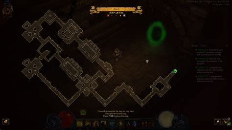 -Theres a door directly on the right of the Blacksmith - enter it. . Diablo 3 set dungeons